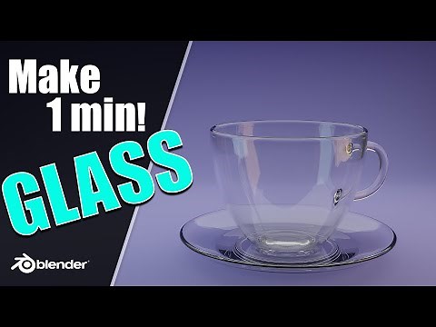 Best Glass Material in Blender Tutorial