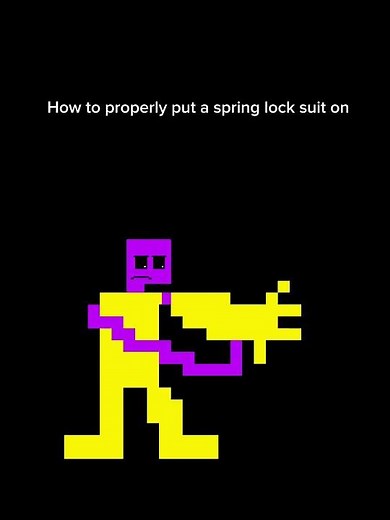 How to put spring lock suit on