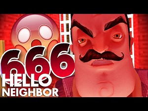 Minecraft Hello Neighbor - He Has The Mark Of The Beast (Minecraft Roleplay)