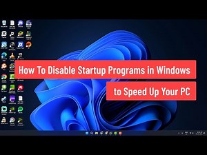 How To Disable Startup Programs in Windows to Speed Up Your PC (2025)