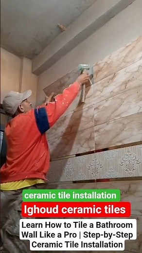 Learn How to Tile a Bathroom Wall Like a Pro | Step-by-Step Ceramic Tile Installation