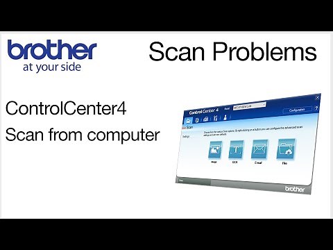 Fix scan problems with ControlCenter4 – from computer
