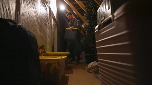 HDX 14 Gal. Tough Storage Tote in. Black with Yellow Lid 999-14G-HDX