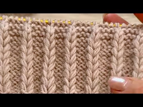 Chunky Braid Stitch Knitting Pattern | Drop Stitch Technique | Easy 4-Row Repeat