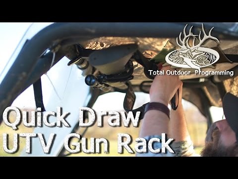 Quick Draw UTV Gun Rack Product Review - Great for firearms safety