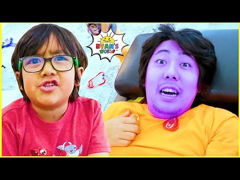 Ryan Makes Daddy Turns Different Colors Pretend Play!