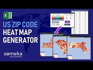 US Zip Code Heat Map Generators | Editable Maps for Zip Codes of US States!