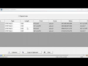 Video: List of Cables - ProfiCAD