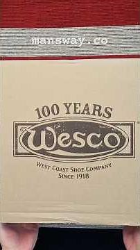 Wesco Engineer Boots unboxing.