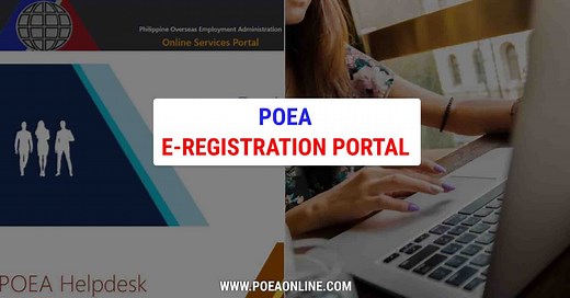 How to Register in POEA eRegistration Portal Online / DMW eRegistration