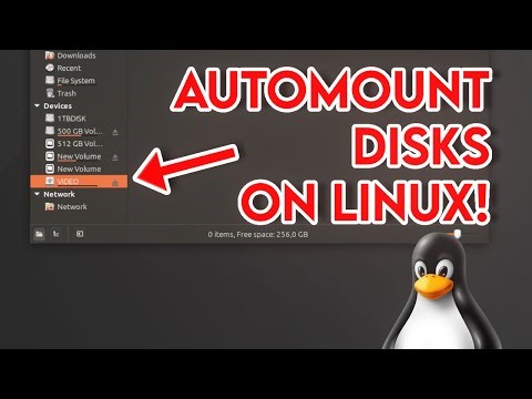 [EASY] HOW TO AUTO MOUNT DISKS AT STARTUP ON LINUX! (Works on every distro)