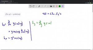 Find the gradient vector field of f . f(x, y) = y sin(xy) | Numerade