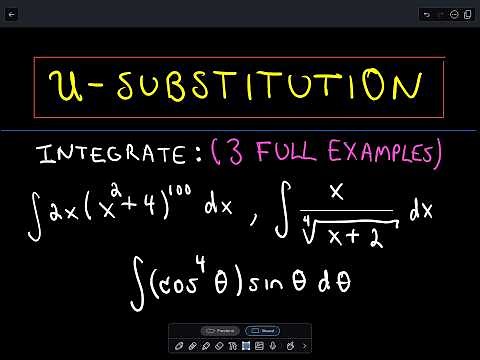 ❖ Integration using U-Substitution ❖