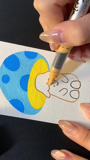 1.8M views · 3.8K reactions | Asmr satisfying coloring  #drawing #coloringbook #art #asmrsound #paint #satisfying #relaxing #mushroom #shark | Mi Yu | Facebook