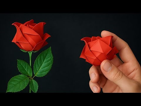 Easy Origami Kawasaki Rose – Step-by-Step Tutorial for Beginners