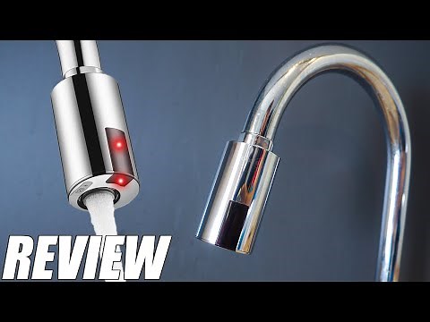 Touchless Automatic Faucet Motion Sensor Adapter Tap Autowater Unboxing and Review