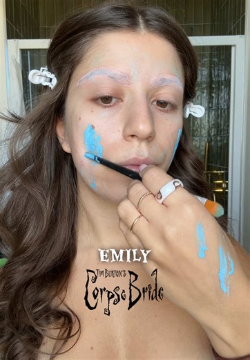 Stunning Emily Makeup Tutorial from The Corpse Bride