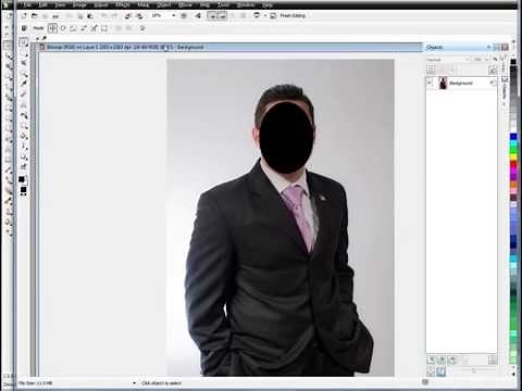 Corel Draw x5 Tutorials for CorelDraw Removing Background From Photo