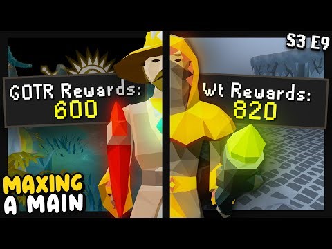 60 HOURS of GOTR & Wintertodt... | Maxing a Main - OSRS