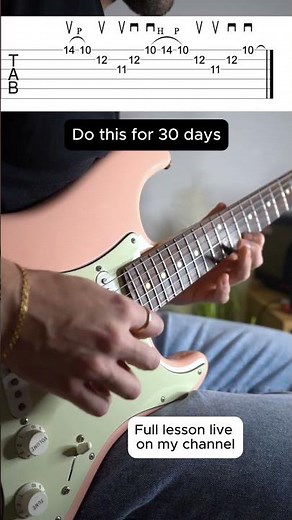 30 Day Challenge - B Minor 3 String Sweep Picking