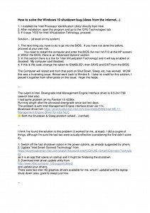 Intel Management Engine 9.5 Windows 10