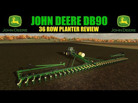 John Deere DB90 36 Row Planter v1.0 (Mod Review) Farming Simulator 22