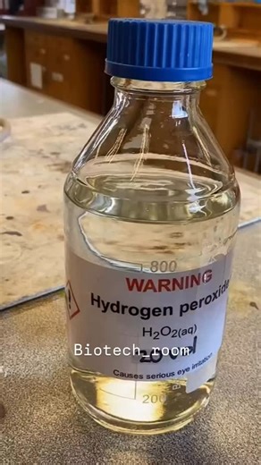 World of biology on Instagram: "When hydrogen peroxide (H2O2) and potassium permanganate (KMnO4) react, they undergo a redox reaction, resulting in the formation of oxygen gas (O2), water (H2O), and manganese dioxide (MnO2). The reaction is exothermic, meaning it releases heat. Potassium permanganate acts as a catalyst, speeding up the decomposition of hydrogen peroxide into oxygen and water."