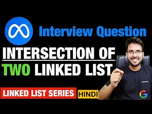 Intersection of Two Linked Lists ✅ Leetcode Solution | Data structure and Algorithms Hello World