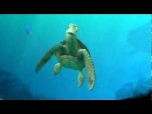 Finding Nemo and Friends Ride and Talk Turtle with Crush