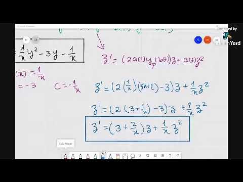 Equation différentielle de Riccati, Exercices corrigés