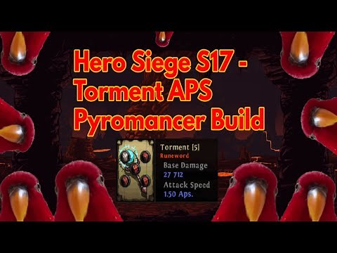 Hero Siege S17 - Midgame Pyromancer Build