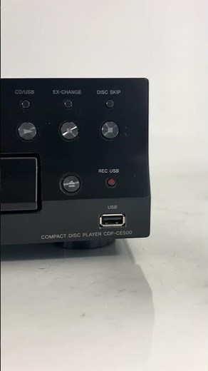 Sony CDP-CE500 5 Disc CD Changer USB Recorder | Audiophile
