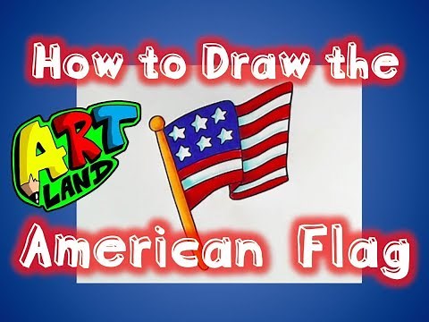 How to Draw the AMERICAN FLAG