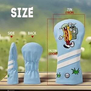 [Hot Item] Golf Club Head Covers Premium Golf Driver Headcover Custom