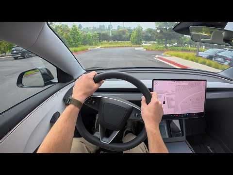 2026 Tesla Model 3 Premium RWD - POV Test Drive (Binaural Audio)