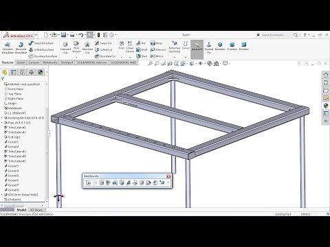 Solidworks tutorial Basic of Weldments