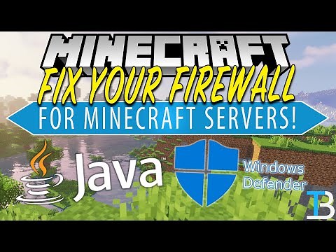 How To Allow Java Through Your Firewall for Minecraft Servers (Windows Defender)