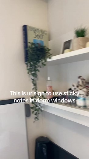 Draft from last year in the dorms🥲 | sticky notes on windows