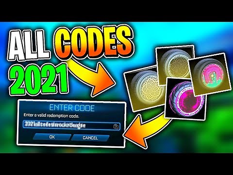 ALL 2021 FREE Redeem Codes In Rocket League!