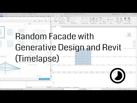 Creating a Random Façade in Revit with Generative Design and Dynamo (timelapse)