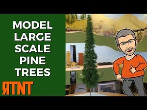 Model Pine Trees in Large Scales
