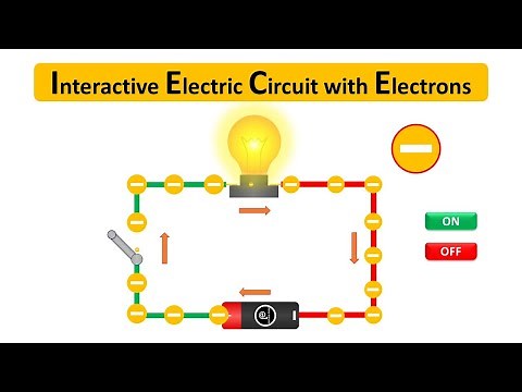 How to make interactive animated electric circuit with electrons in PowerPoint