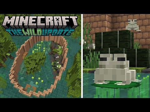 I Built a Frog Enclosure in Minecraft 1.19: The Wild Update!