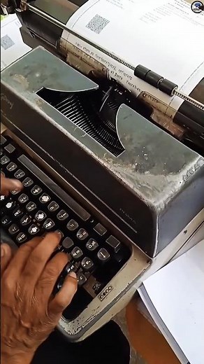 1900s Underwood Godrej Typewriter 🔥| Vintage Typing Machine ASMR | Mechanical typing machine ⏳