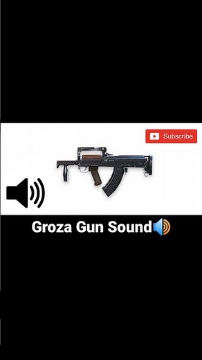 Groza Gun Sfx #weapons #weaponssound #gunshot #gunshotsoundringtone #gunshots #weaponssfx