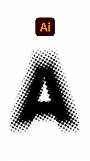 How to create Editable Halftone Text Effect in Illustrator