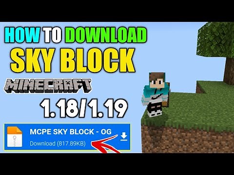 How To Download and Install Skyblock In Minecraft 1.18/1.19 | Minecraft 1.19 Skyblock Survival