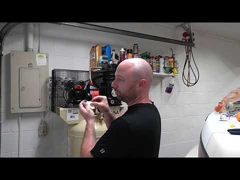 INSTALL OF INGERSOLL RAND AIR COMPRESSOR!!! 2of 2