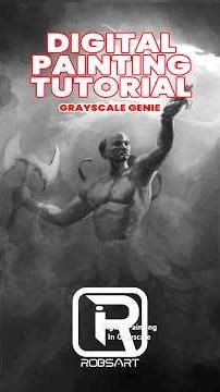Painting Grayscale Tips: Painting a Genie in Grayscale