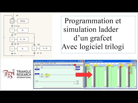 Programmation et simulation ladder d'un grafcet